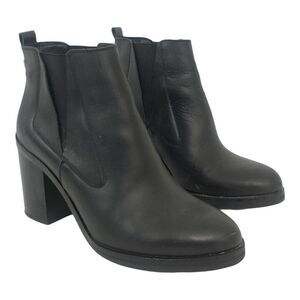 Office London Womens Size 38 Black Pull On Ankle Boots